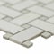 Msi White And Gray Matte 11.61 X 11.61 In. Basketweave Porcelain Mosaic Tile, 15PK ZOR-MD-0413 - alternate 2